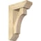 Ekena Millwork Westlake Slat Rough Sawn Bracket w/ Offset Brace, Douglas Fir, 6"W x 16"D x 24"H BKT0604X16X24WTL06RDF - alternate 1